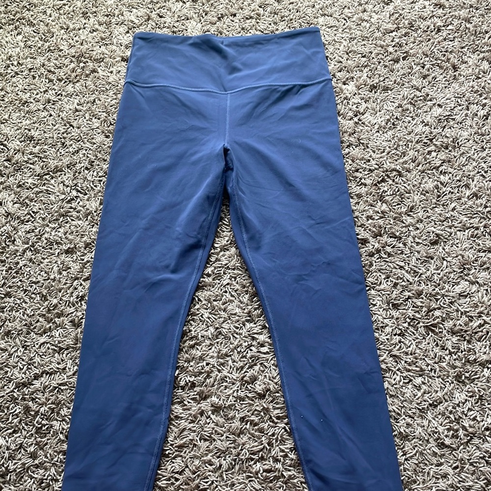 Athleta leggings navy ish blue color
